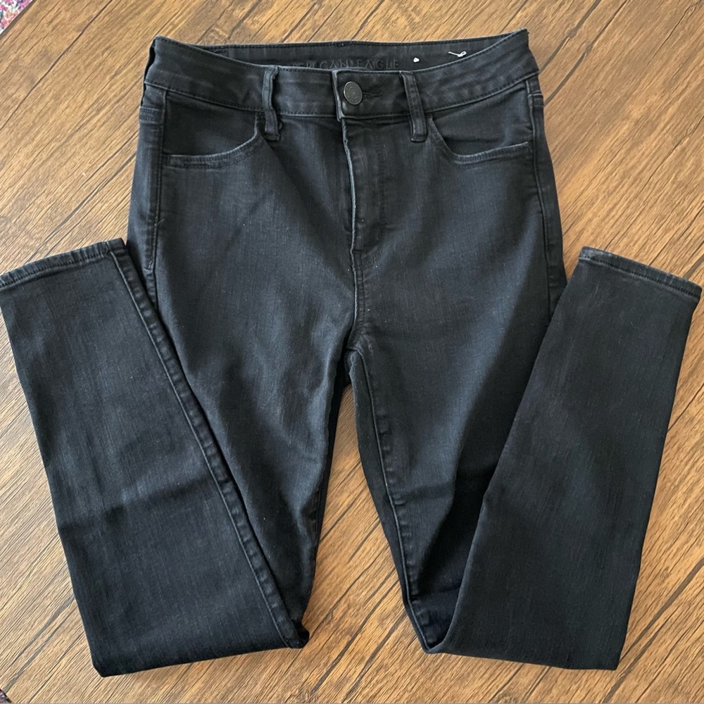 AE Next Level Stretch black jeggings